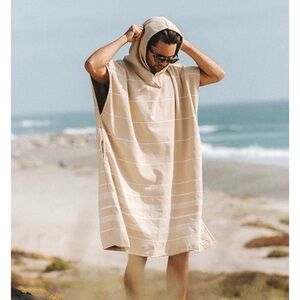 Sand Cloud unisex Sand Stripe Hooded Swim Coverup